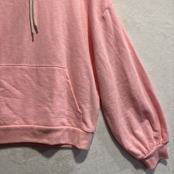 Gap Women's Vintage Soft Balloon Sleeve Hoodie Sweatshirt Pink Size Small NWT - Picture 5 of 15